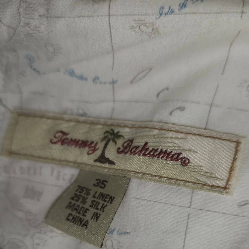 Tommy Bahama Men's Silk Tan Chinos